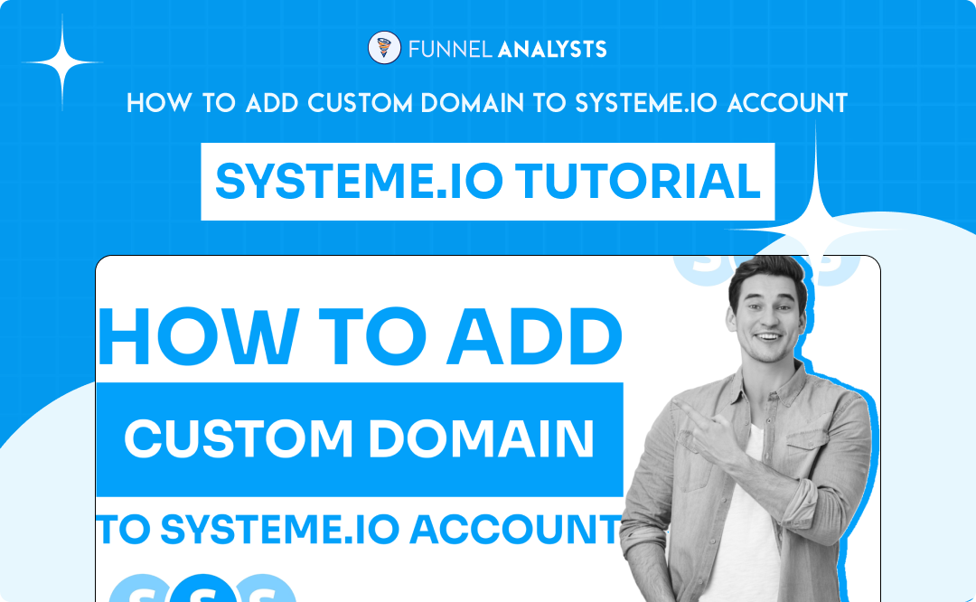 How to add custom domain to systeme.io account